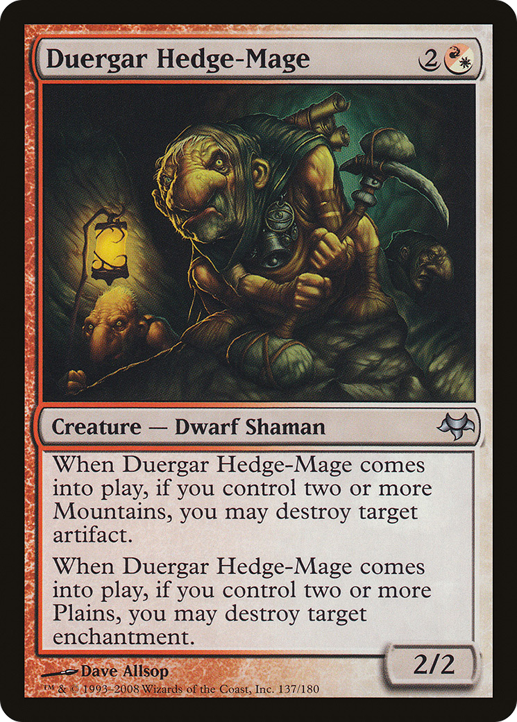Duergar Hedge-Mage (EVE-137) Foil
