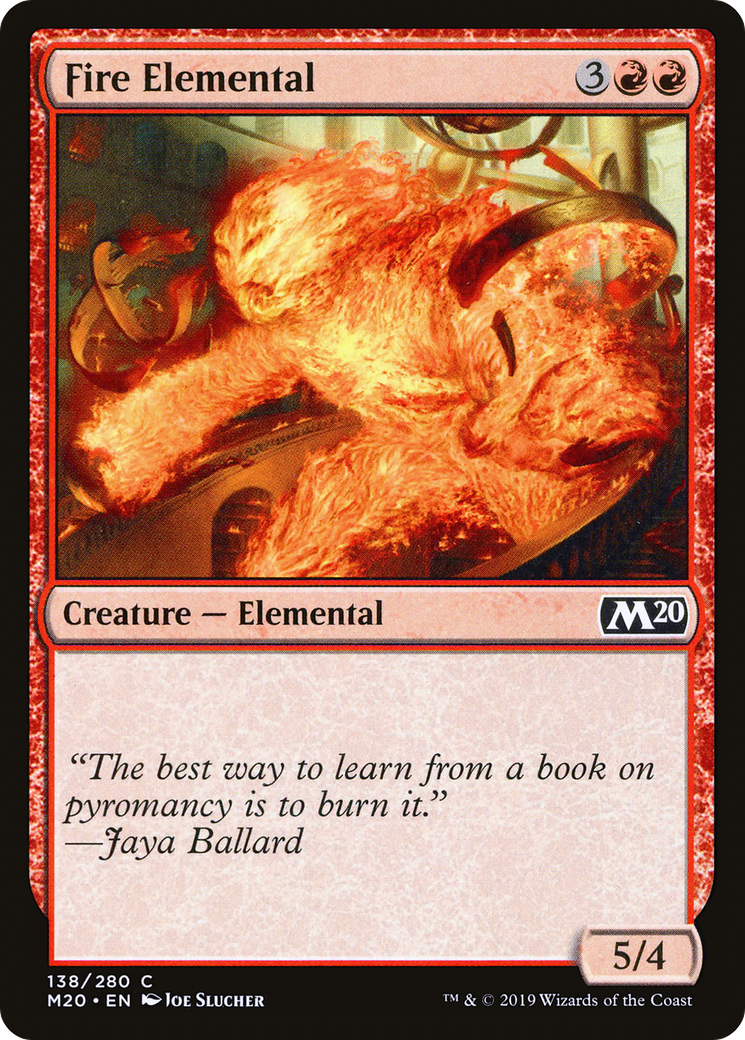 Fire Elemental (M20-138) Foil