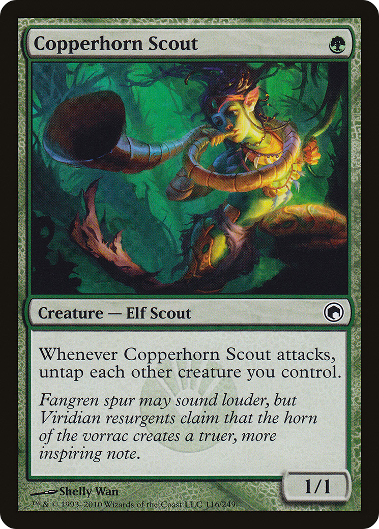 Copperhorn Scout (SOM-116) Foil