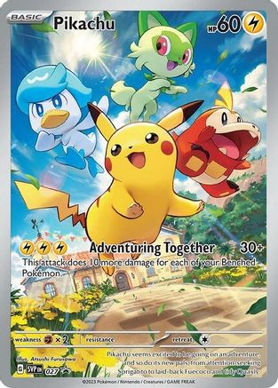 Pikachu 027 - Holofoil - Promo