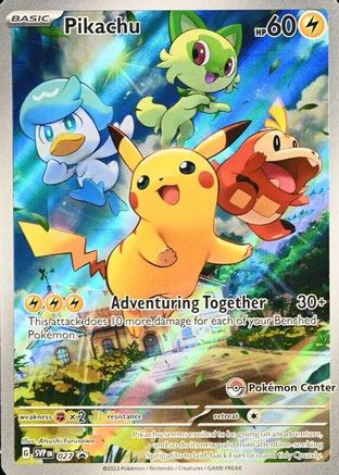 Pikachu (Pokemon Center Exclusive) 027 - Holofoil - Promo