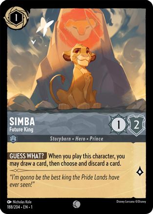 Simba (Future King) - 188/204 - Common