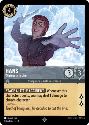 Hans (Thirteenth in Line) - 180/204 - Super Rare (Foil)