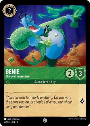 Genie (The Ever Impressive) - 77/204 - Common (Foil)