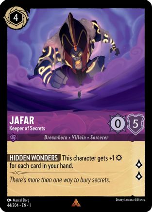 Jafar (Keeper of Secrets) - 44/204 - Rare