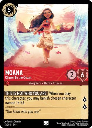 Moana (Chosen by the Ocean) - 117/204 - Uncommon