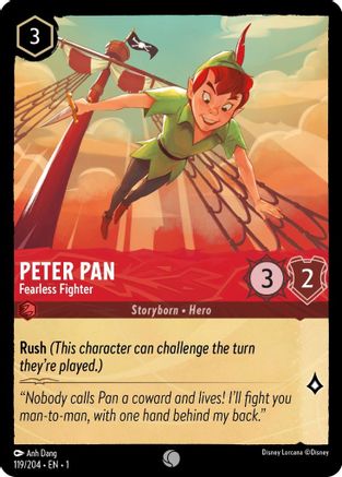 Peter Pan (Fearless Fighter) - 119/204 - Common (Foil)