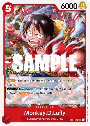 Monkey.D.Luffy (Tournament Pack Vol. 5) - ST01-012 - Super Rare