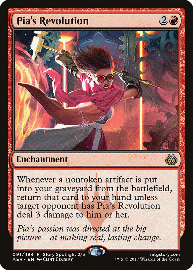Pia's Revolution (AER-091) Foil