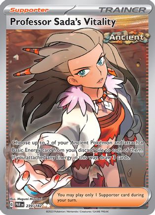 Professor Sada's Vitality 239/182 - HolofoilUltra Rare