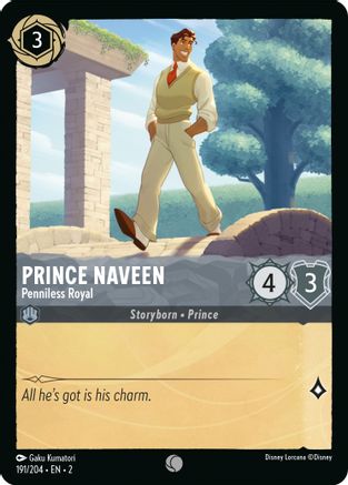 Prince Naveen (Penniless Royal) - 191/204 - Common (Foil)