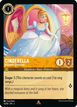 Cinderella (Ballroom Sensation) - 3/204 - Rare (Foil)