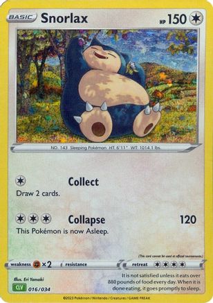 Snorlax 016 - Holofoil - Classic Collection