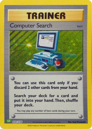 Computer Search (CLV) 020 - Holofoil - Classic Collection