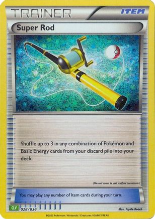 Super Rod (CLV) 028 - Holofoil - Classic Collection