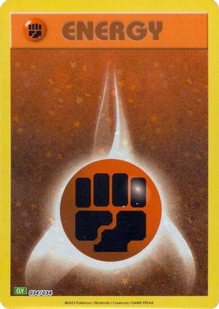 Basic Fighting Energy 034 - Holofoil - Classic Collection
