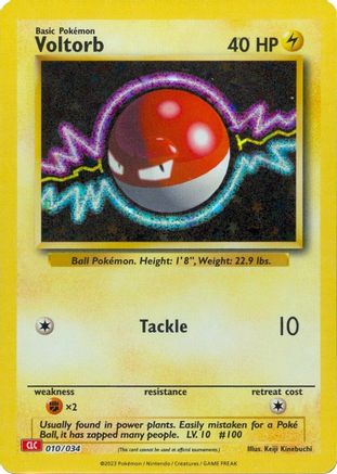 Voltorb 010 - Holofoil - Classic Collection