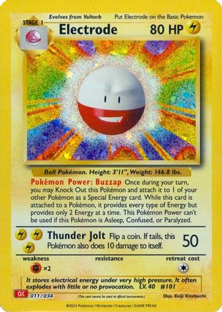Electrode 011 - Holofoil - Classic Collection