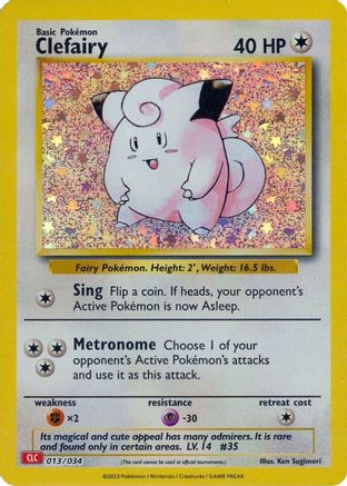 Clefairy 013 - Holofoil - Classic Collection