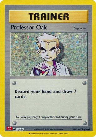 Professor Oak (CLC) 023 - Holofoil - Classic Collection