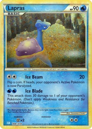 Lapras 008 - Holofoil - Classic Collection