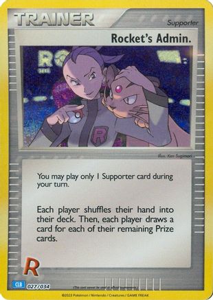 Rocket's Admin. (CLB) 027 - Holofoil - Classic Collection
