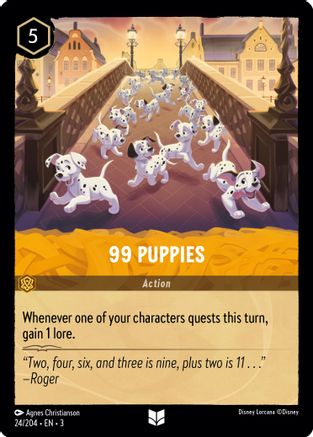 99 Puppies - 24/204 - Uncommon