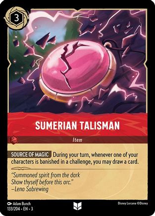 Sumerian Talisman - 133/204 - Uncommon (Foil)