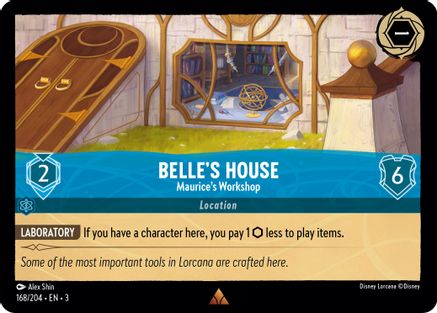 Belle's House (Maurice's Workshop) - 168/204 - Rare (Foil)