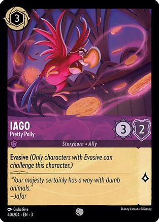 Iago (Pretty Polly) - 40/204 - Common (Foil)
