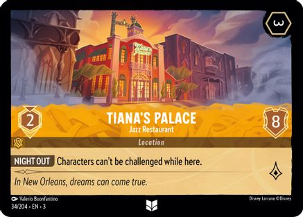 Tiana's Palace (Jazz Restaurant) - 34/204 - Uncommon (Foil)