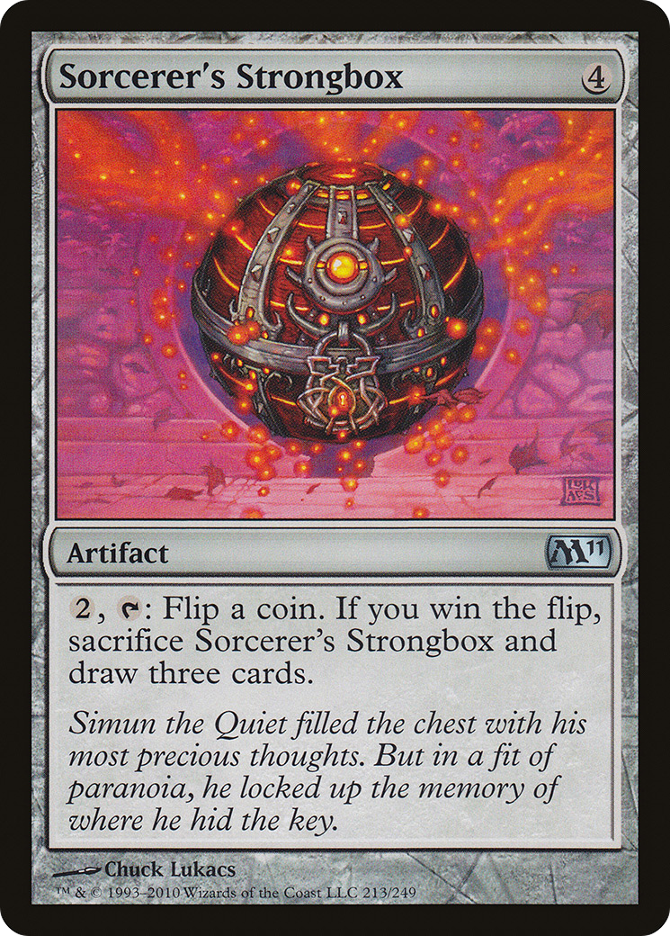 Sorcerer's Strongbox (M11-213) Foil