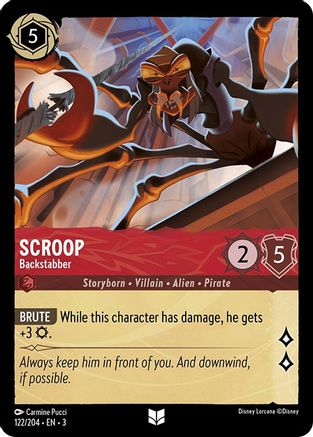 Scroop (Backstabber) - 122/204 - Uncommon