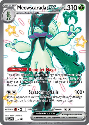 Meowscarada ex 078 - Holofoil - Promo