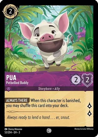 Pua (Potbellied Buddy) - 53/204 - Common (Foil)