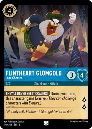 Flintheart Glomgold (Lone Cheater) - 140/204 - Uncommon (Foil)