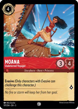 Moana (Undeterred Voyager) - 117/204 - Common (Foil)