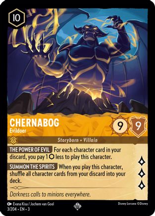 Chernabog (Evildoer) - 3/204 - Super Rare (Foil)