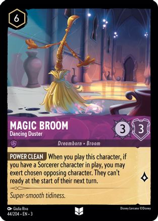 Magic Broom (Dancing Duster) - 44/204 - Uncommon (Foil)