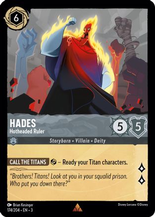 Hades (Hotheaded Ruler) - 174/204 - Rare (Foil)