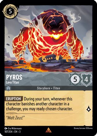 Pyros (Lava Titan) - 187/204 - Rare (Foil)
