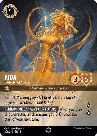 Kida (Protector of Atlantis) - 206/204 - Enchanted