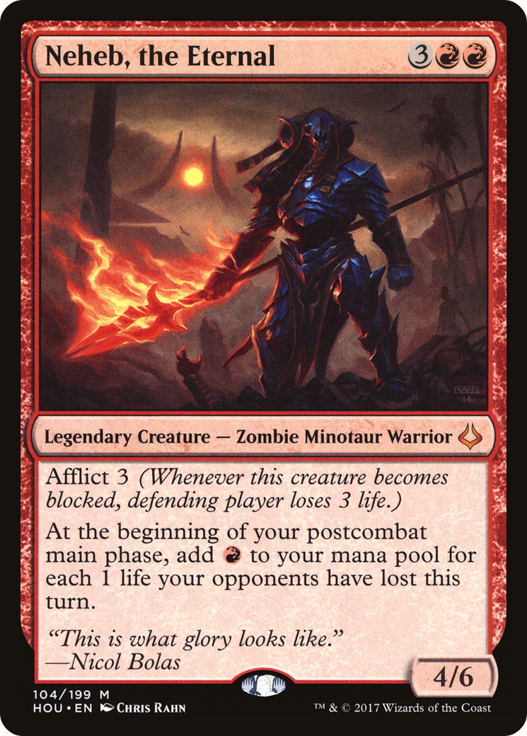 Neheb, the Eternal (HOU-104) Foil