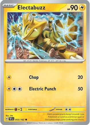 Electabuzz 053 - Reverse Holofoil SV05 Temporal Forces - Common