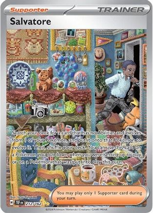 Salvatore 212/162  - Holofoil SV05 Temporal Forces - Special Illustration Rare