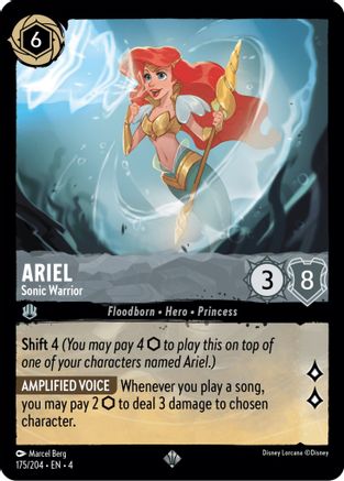 Ariel (Sonic Warrior) - 175/204 - Super Rare (Foil)