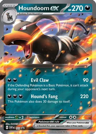 Houndoom ex 103 - Holofoil - Promo