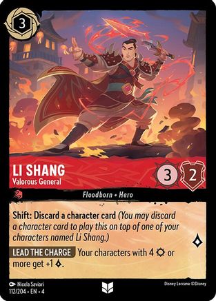 Li Shang (Valorous General) - 112/204 - Uncommon (Foil)