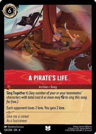 A Pirate's Life - 128/204 - Uncommon (Foil)