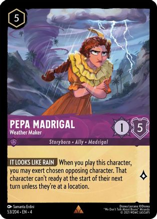 Pepa Madrigal (Weather Maker) - 53/204 - Rare (Foil)